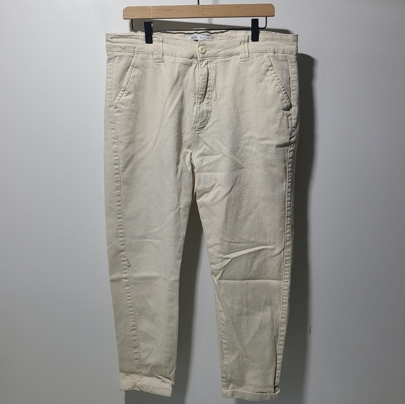 Zara Jeans Mens Zara Ivory Cream Denim Jeans Size 36 Poshmark